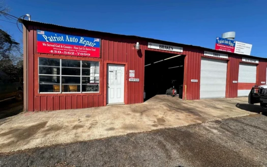 Turnkey Tire Shop and Commercial Building on 2 Acres