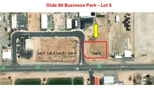 Corner Commercial Lot for Sale – Excellent location in Yuma AZ