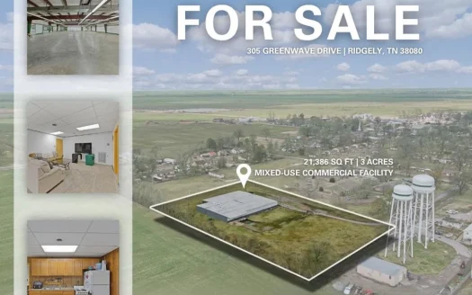 Mixed-Use Industrial Building for Sale in Ridgely, TN