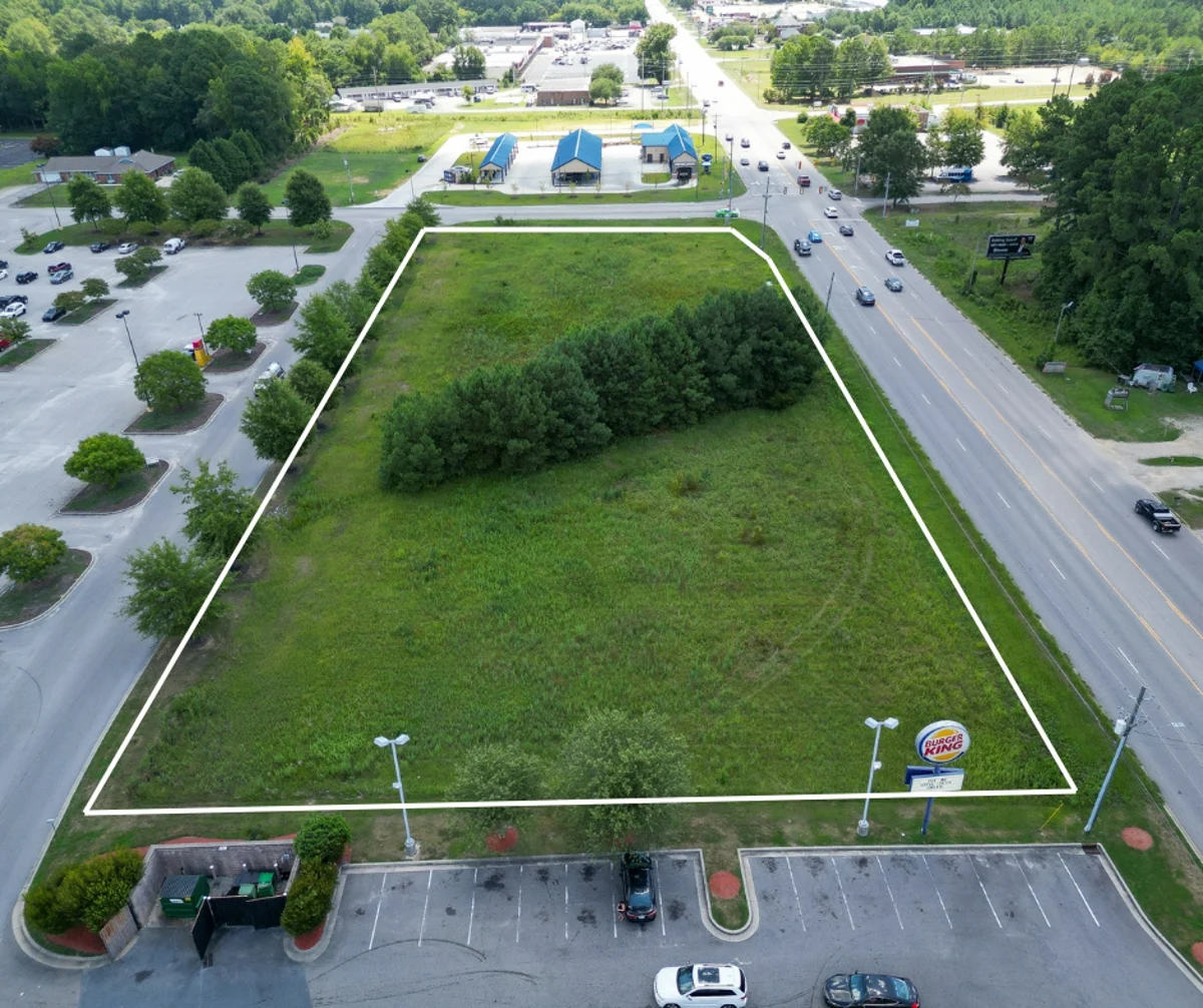 Prime Signalized Corner Lot – 2.03 Acres in Cheraw, SC at Walmart