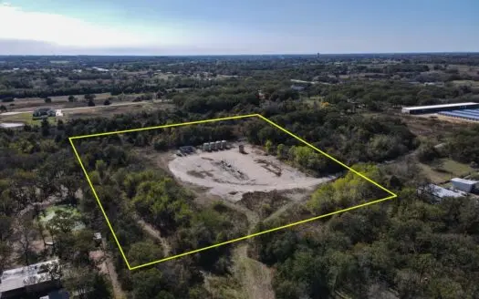 Acreage in Burleson TX for Sale – 6.26 Acres, No City Zoning