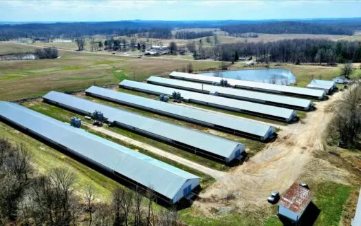 Poultry Farm with 6 poultry houses for sale near Calhoun, Ky.