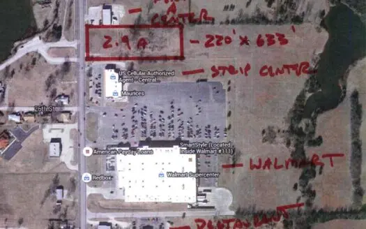 Commercial Building Site for Sale in Chanute, Kansas