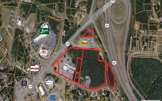 19.75 Acres of Commercial Land and Buildings