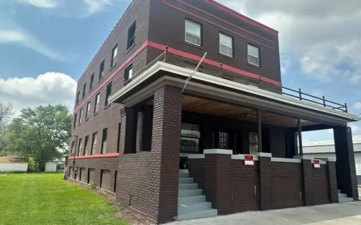 Historic 3-Story Brick Hotel Building for Sale