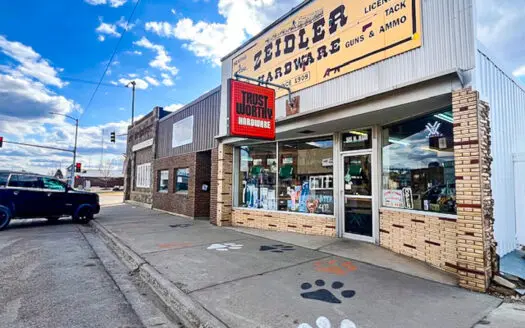 Historic Hardware Business & Downtown Building in Plentywood, Mon