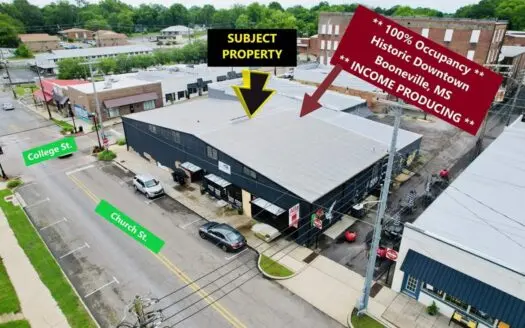Turnkey Commercial Investment in Booneville MS – Fully Leased