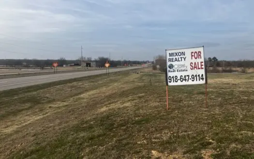2 Acres With Ready Built Pad W/Highway 59 Frontage Near Spiro, Ok