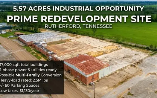 Industrial Property for Sale in Rutherford, TN