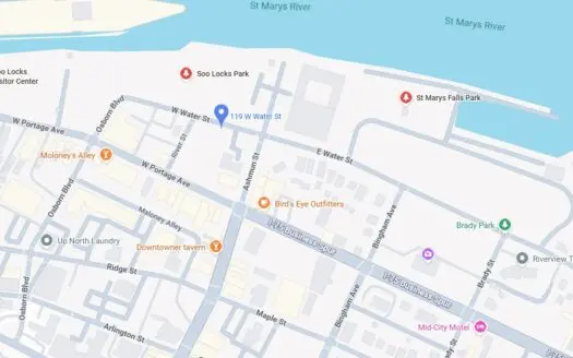 Prime Commercial Parking Lot Overlooking the Soo Locks – Michigan