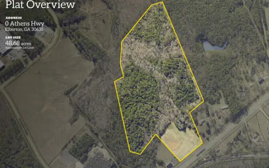 FOR SALE 45.68 Acres of Industrial Development Land Elberton