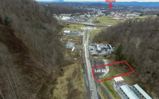 Commercial Development Lot For Sale In Marion VA Along I-81