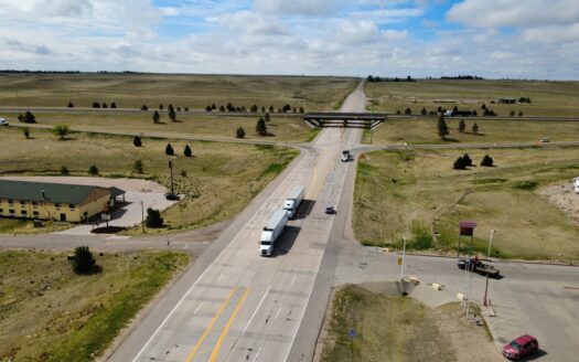 10.49 +/- Commercial Acres along I-80,$2 a square foot!!