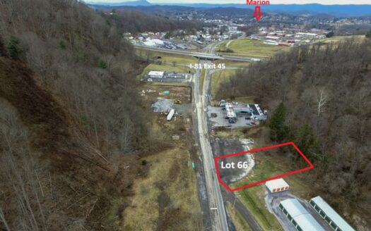 Commercial Development Lot For Sale In Marion VA Along I-81