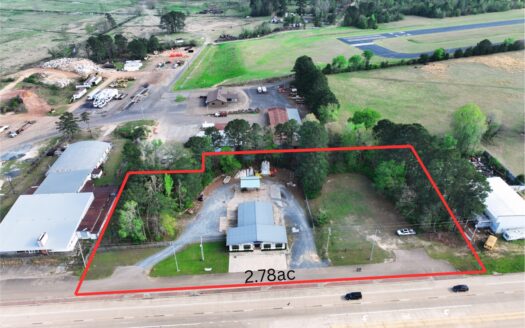 Commercial Property in Atlanta, TX for Sale with Highway Frontage