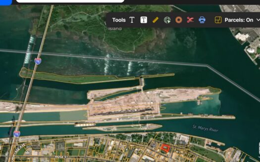 Prime Commercial Parking Lot Overlooking the Soo Locks – Michigan